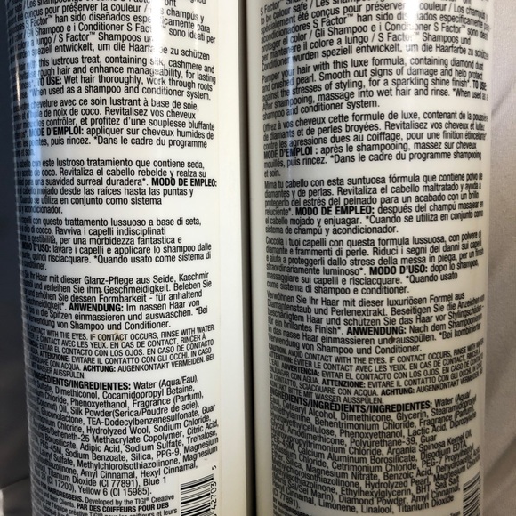 TIGI S- Factor Shampoo and Conditioner - Picture 2 of 4